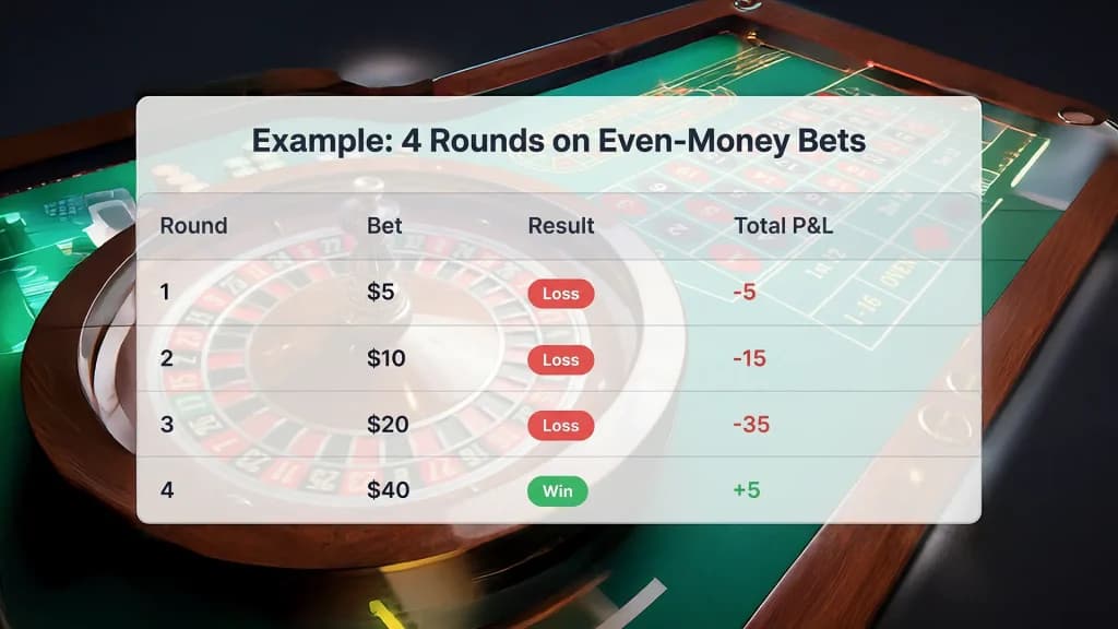 martingale roulette strategy—mathematical strategy