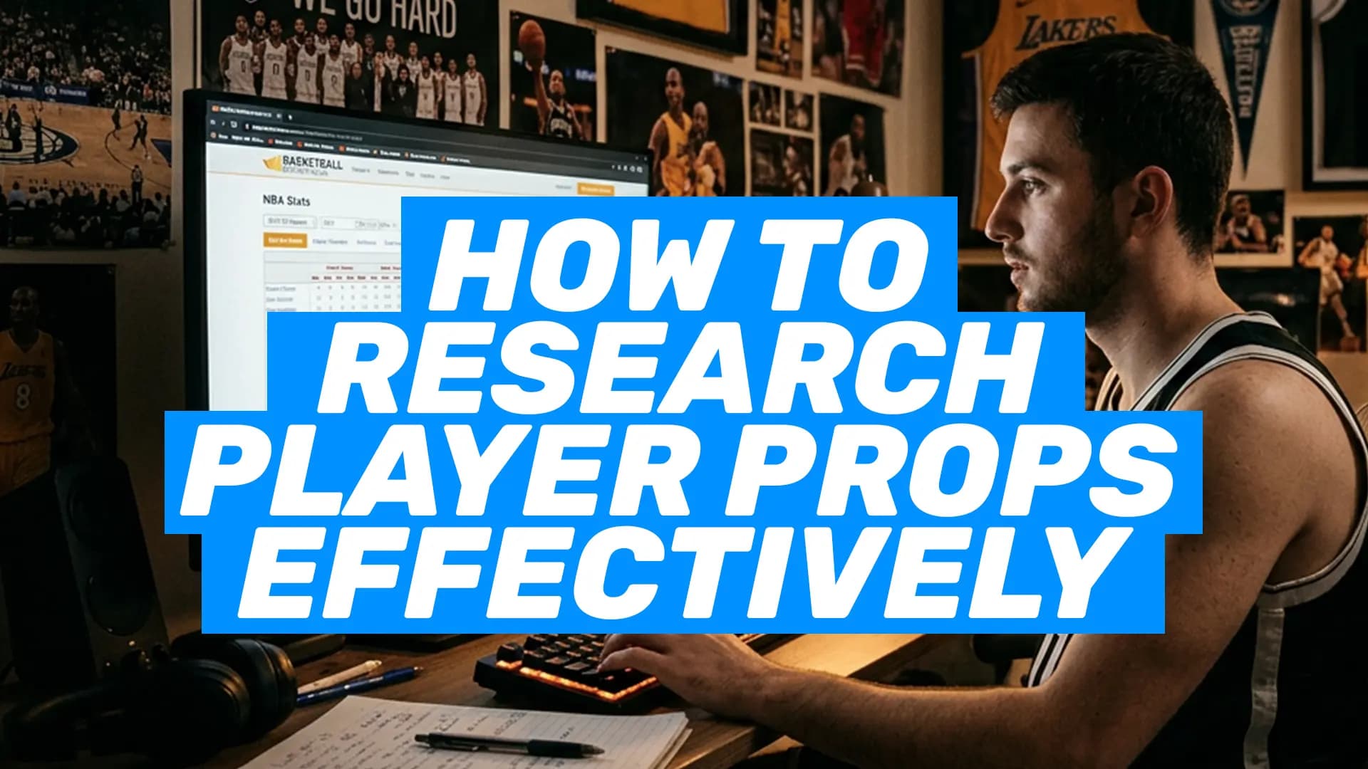Bold Text 'How to Research Player Props -Cover'